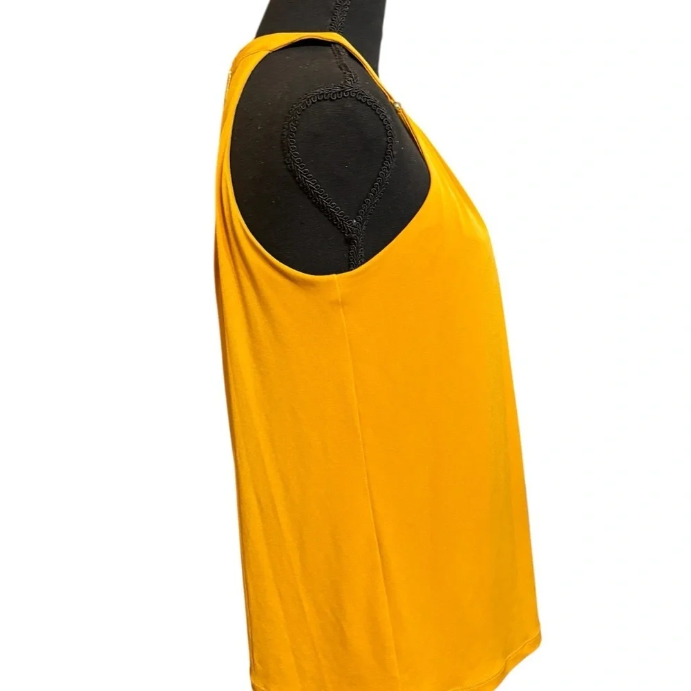 Michael Kors Mustard Yellow Halter Blouse